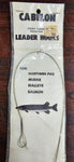Eagle Claw USL Brand Cabelon Plain Shank Walleye Snells Fishing Hooks Lot of 25