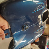 Harley FLHTCUI ULTRA CLASSIC Electra Road 2001 Luxury Blue Diamond Ice Fuel Tank