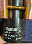 Diamond LB-81 Internal Resistor Oil Filled 12v Ignition Coil w/Clamp Dixie HS-12