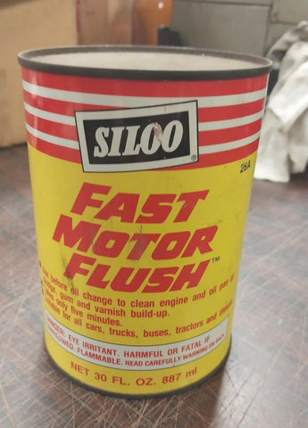 1988 Vintage Siloo Fast Motor Oil Full Can 30 Fl Oz Part #26A