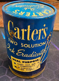 VTG 1950s NOS Carters #492 Two Solution Ink Eradicator Original Tin Collectibles