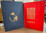 VTG 1961 Life Pictorial Hardcover Atlas of the World w/Sleeve 600 Pages Book