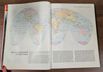 VTG 1961 Life Pictorial Hardcover Atlas of the World w/Sleeve 600 Pages Books