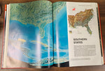 VTG 1961 Life Pictorial Hardcover Atlas of the World w/Sleeve 600 Pages Books