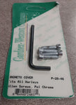 Magneto Cover Harley Davidson Allen Screws Polished Chrome Motorcycles NOS