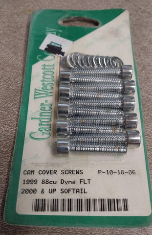 Cam Cover Screws 1999 88cu Dyna FLT 2000^ Softail FLST Hardware Harley Davidson