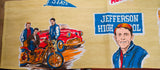 VTG 1970s Happy Days TV Show 84x15 Polyester Valance Fonzi Collectibles Gen X