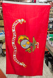 United States Marine Corps Logo 36x60 Red Polyester Flag USMC Semper Fi Fidelis