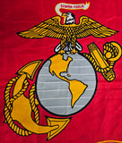 United States Marine Corps Logo 36x60 Red Polyester Flag USMC Semper Fi Fidelis