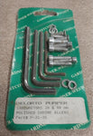 Delorto Pumper Carburetor Bolt Kit 38 & 40mm Chrome Allens Harley Softail Choppe