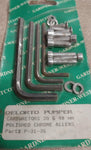 Delorto Pumper Carburetor Bolt Kit 38 & 40mm Chrome Allens Harley Softail Choppe