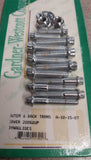 Outer Back Transmission Side Cover Set 2006^ Dyna Harley Chrome Bolt Set FXDL FX