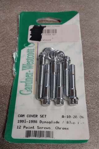 Cam Cover Set 1991-1998 Dynaglide 1987^ FXR 12 Point Screws Harley Hardware NOS