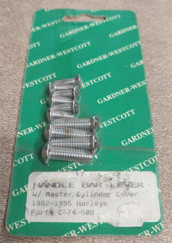 Handlebar Lever w/Master Cylinder Cover 1982-1995 Big Twin Sportster Hardware