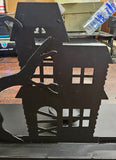 Kohl's Black Witches Bats Halloween 5 Candle Tea Light Holder Home Décor Holiday