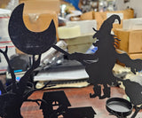 Kohl's Black Witches Bats Halloween 5 Candle Tea Light Holder Home Décor Holiday