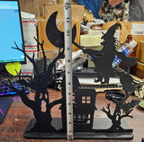 Kohl's Black Witches Bats Halloween 5 Candle Tea Light Holder Home Décor Holiday