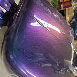 Harley FLH ULTRA CLASSIC CVO Electra Road Glide Black Ice Blue Ice Fuel Gas Tank