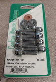 Rocker Box Set 1984^ Evolution Motors Acorn Set w/ Washers Big Twin Harley NOS