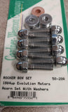 Rocker Box Set 1984^ Evolution Motors Acorn Set w/ Washers Big Twin Harley NOS