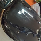 Harley FLHTC ULTRA CLASSIC Electra Road Midnight Blue Barracuda Silver Fuel Tank