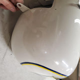 Harley 2008 FLHTPI Electra Glide Standard Police Clinton C Birch White Fuel Tank