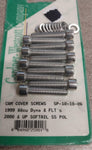 Cam Cover Screws Stainless Polish 1999 88cu Dyna FLT 2000^ Softail FLST Harley