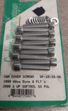 Cam Cover Screws Stainless Polish 1999 88cu Dyna FLT 2000^ Softail FLST Harley