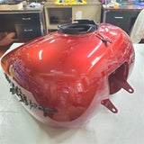 Harley FLHT Electra Glide Standard Cherry Red Sunglo Fuel Tank CVO Ultra Classic
