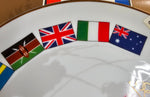 Hallmark 1996 Parade of Nations Flags 8" Porcelain Collectible Plate Home Décor