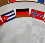 Hallmark 1996 Parade of Nations Flags 8" Porcelain Collectible Plate Home Décor