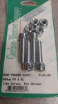 Front Fender Mount 1984^ FX XL Superglide Sportster Allen Screws Polished Chrome