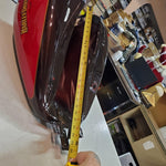 2011 Harley FLHX Street Glide Ember Red Merlot Sunglo Pale Gold Stripe Fuel Tank