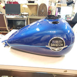 OEM Harley Flame Blue 2008 FLHRC Police Road King Special Freewheeler Gas Tank