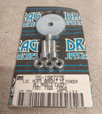 License Plate Bracket Allen Head Chrome Bolt Kit Harley FX Sportster Dyna Fatboy