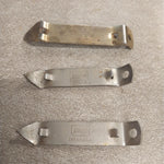 2 Vintage EKCO Chicago Bottle Opener USA Arcuate Profile Beer Can Tapper