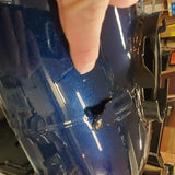 OEM Harley Vivid Black Big Blue Pearl FLHTCU Electra Glide Ult Gas Tank 61356-08