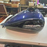 OEM Harley Vivid Black Big Blue Pearl FLHTCU Electra Glide Ult Gas Tank 61356-08