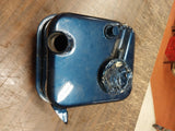 4 Speed Oil Tank Shovelhead FX FLH 1965-1981 Big Twin Harley Davidson Used Blue