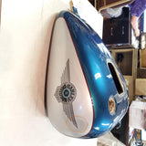 Harley 2008-2010 FLST HERITAGE SOFTAIL FLSTF Fatb FXST Turquoise Silver Gas Tank