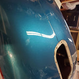 Harley 2008-2010 FLST HERITAGE SOFTAIL FLSTF Fatb FXST Turquoise Silver Gas Tank