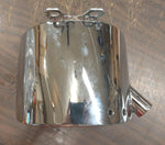 Chrome Wrap Around Oil Tank 1936-1957 Big Twin Rigid Kick Start Only Harley NOS