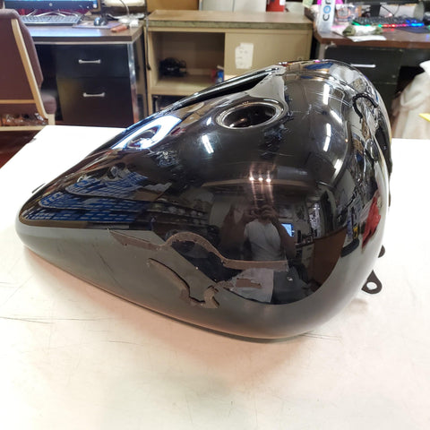 Harley 2008-2010 FLST HERITAGE SOFTAIL FLSTF Fatboy FXST Gas Tank Vivid Black