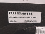 New Ultima Ho Billet Oil Pump BT 1984-1991 Polished Harley Davidson Big Twin