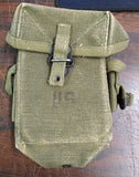 Vintage Vietnam Era 1960 Small Arms Ammo Ammunition Universal Pouch Militaria