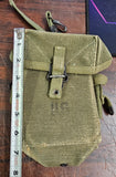 Vintage Vietnam Era 1960 Small Arms Ammo Ammunition Universal Pouch Militaria