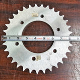 33T Rear Sprocket 6 bolt Steel Motorcycle KZ 900 SR Drag Bike Flatrack Racing