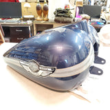 Harley 100th Anniversary Gunmetal Blue 2003 FLTRI FLH Road Glide Gas Tank Badges