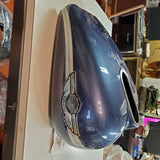 Harley 100th Anniversary Gunmetal Blue 2003 FLTRI FLH Road Glide Gas Tank Badges