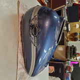 Harley 100th Anniversary Gunmetal Blue 2003 FLTRI FLH Road Glide Gas Tank Badges